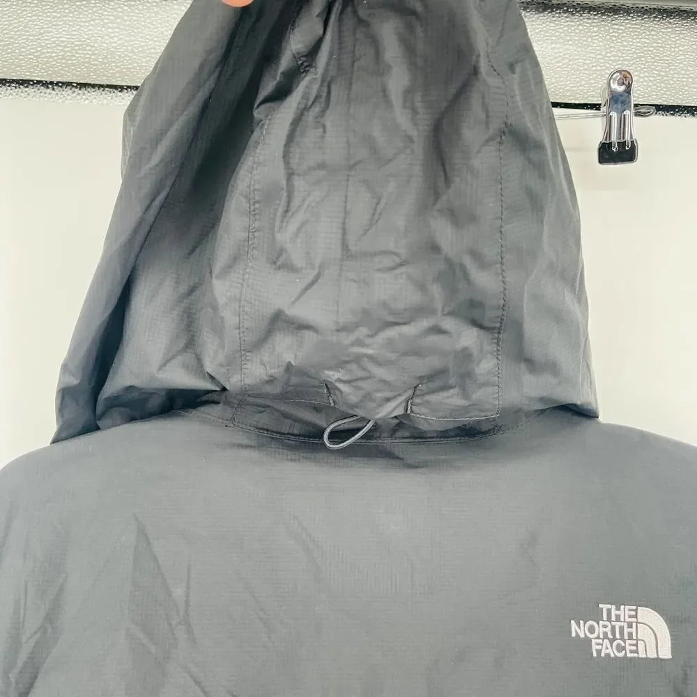 The North Face HyVent black silver green Jacket